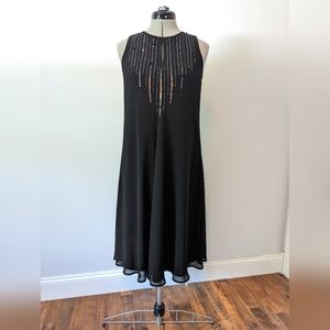 Tommy Hilfiger Black Sequin A-line dress